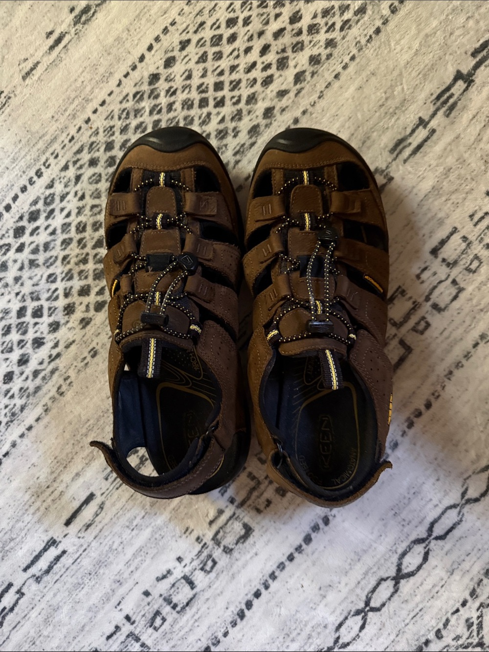 Men’s Keen Brown Closed-Toe Outdoor Sandals
